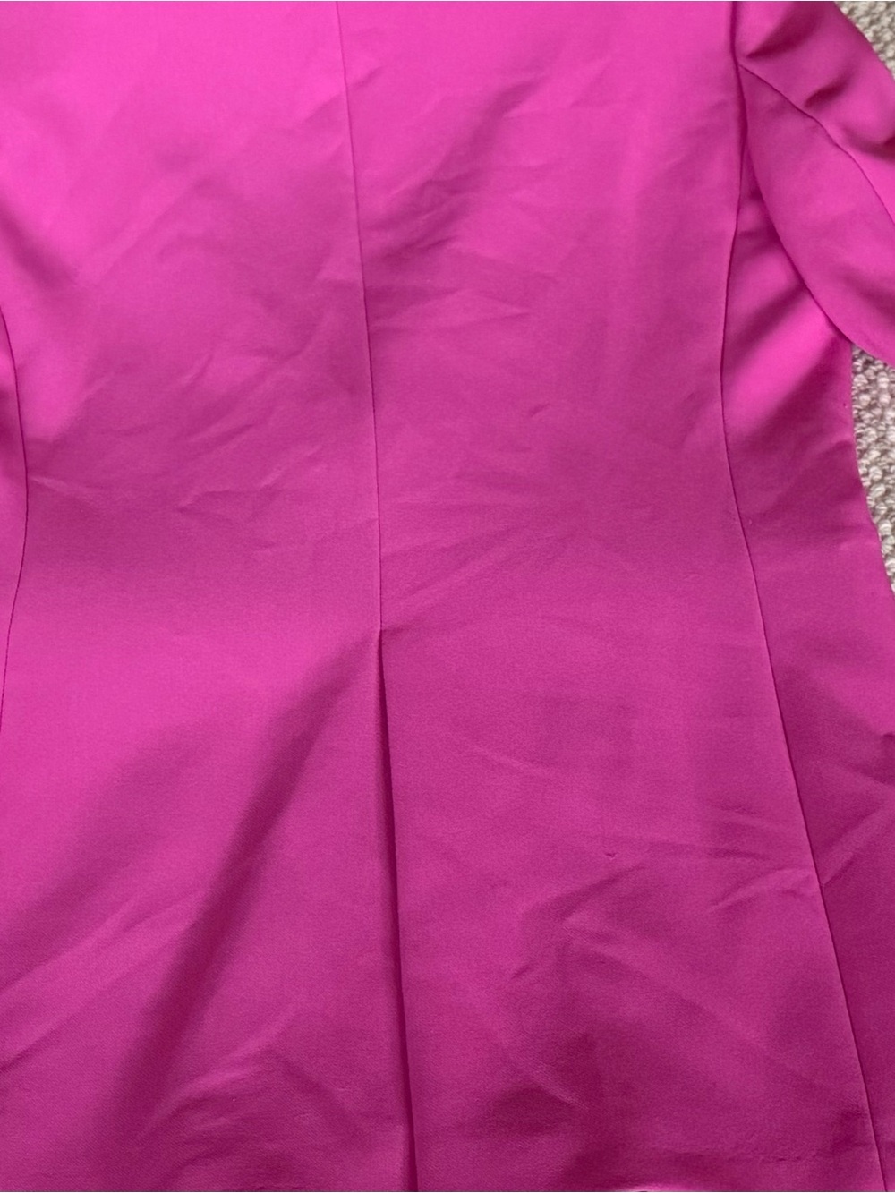 Zara Hot Pink Oversized Blazer Single Button Women’s Size Small Tailored Jacket - Picture 10 of 10